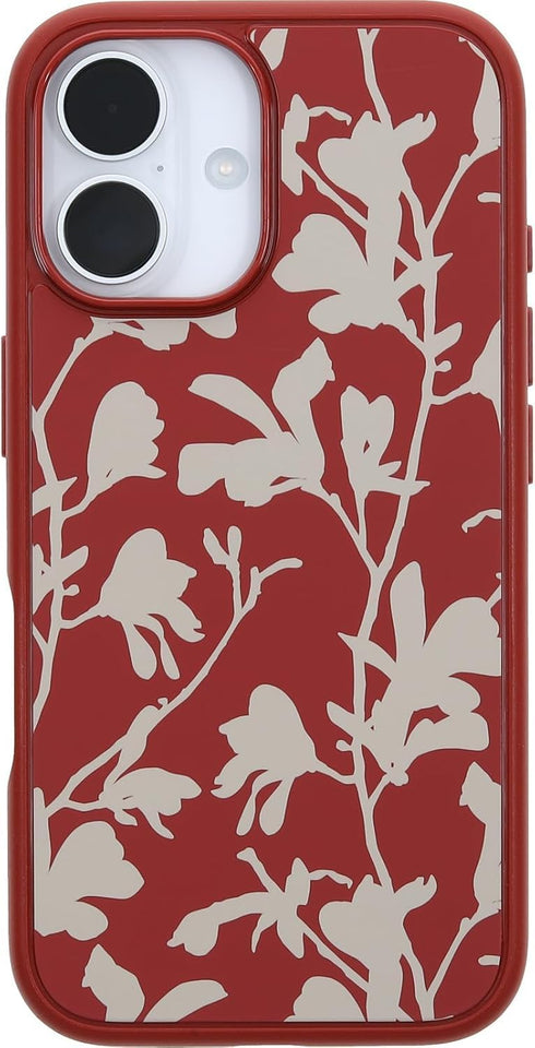 OtterBox 16 Symmetry Packaging iPhone (Only) - Series+ Case - Autumn Rust (Red) - Snaps to MagSafe - Ultra-Sleek
