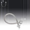Armored Door Cord, 17.7 Electrified Commercial Exit Doors Security Alarmed Wire Conduit Cover for Access Control System