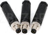 M8 4Pin Male Connector Industrial Sensor Waterproof IP67 A Coding Circular Aviation Connector, 3Pack