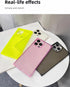 Square Case for iPhone 15 Pro Max, 6.7-inch Slim Clear Silicone Shockproof Case with Full Camera Protection, Pink