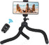 UTEBIT Octopus Phone Tripod, Portable Phone Holder Flexible Cell Phone Tripod Stand with Wireless Remote, Mini Travel