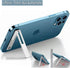 ThFmlva 2-Pack Ultra-Thin Alloy Phone Kickstand - Adjustable, Foldable & Magnetic for Home/Office/Travel - Slivery