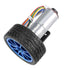 6V 65mm Toy(100RPM) DC DIY Encoder Gear Motor with Mounting Bracket Wheel Kit Micro Speed Reduction Motor Mini Motor