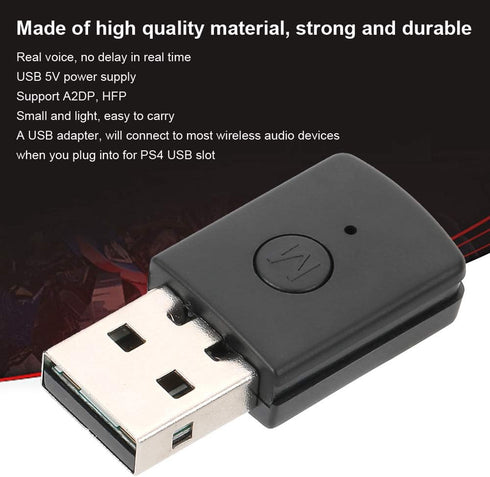 Mini Bluetooth Dongle Microphone USB Adapter, Receiver Transmitter for Gamepad