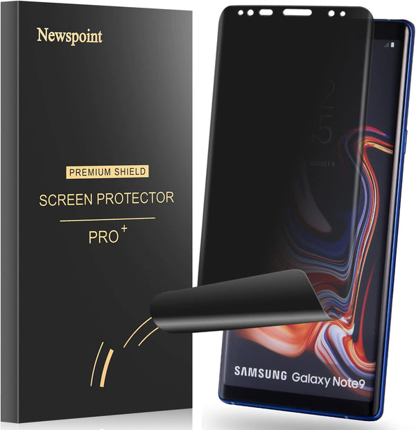 Galaxy Note 9 Privacy Screen Protector, Anti-Spy Case Friendly, Flexible TPU Film, Anti-Scratch Coverage