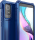 Ailiber TCL ION X Phone Case, Dual Layer Structure with Screen Protector, Heavy Duty Rugged Cover for TCL ION V-Blue