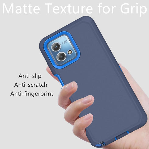 Motorola Moto G Stylus 5G 2023 Case, Heavy Duty Defender Dustproof Shockproof Protection 3 in 1 Rugged Phone Cover