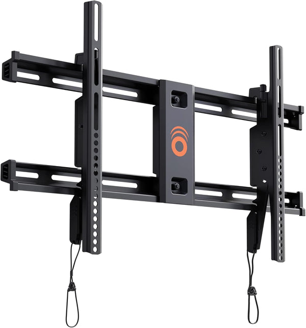ECHOGEAR Heavy Duty TV Wall Mount Bracket for TVs Up to 90", Low Profile Design, Fast Install with Template & Level
