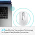 memzuoix 2.4G Wireless Mouse, 1200 DPI Computer Mouse with USB Receiver, Portable Cordless Mouse for Laptop, PC, 5