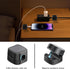 6 Pack Magnetic Cable Clip, Under Desk Cable Management, Adhesive Cord Clip Storage Box for Home Desk Phone Car Wall