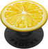 PopSockets Standard PopGrip - Yellow Lemon Pattern Slice for Boys Girls Lemon Print Black