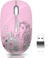 Wireless Mouse with Nano Receiver for PC, Laptop, Notebook, MacBook, Less Noise, Portable Mobile Optical Mice