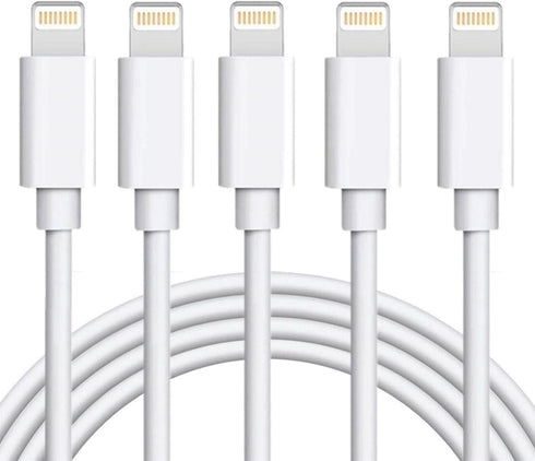 sharllen 5 Pack iPhone Charger Cable 6FT USB Fast Charging Syncing Cords for iPhone 14/13/12/11/XS/Max/XR/X
