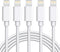 sharllen 5 Pack iPhone Charger Cable 6FT USB Fast Charging Syncing Cords for iPhone 14/13/12/11/XS/Max/XR/X