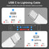 iPhone 14/13/12 Fast Charger Cable 6ft - 2Pack, USB Type C to Lightning, Apple MFi Certified, for iPhone Pro XR XS Plus.