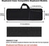 Wireless Keyboard Mouse Sleeve Travel Case for Arteck 2.4G Wireless Keyboard Stainless Steel Ultra Slim Full Size Keyboard,Mouse Storage Pouch,Soft Neoprene water resistant bag(Black)