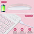 Bluetooth Keyboard and Mouse Combo - Ultra-Slim Portable Rechargeable Wireless Set for iPad/Mac OS, Android, Windows