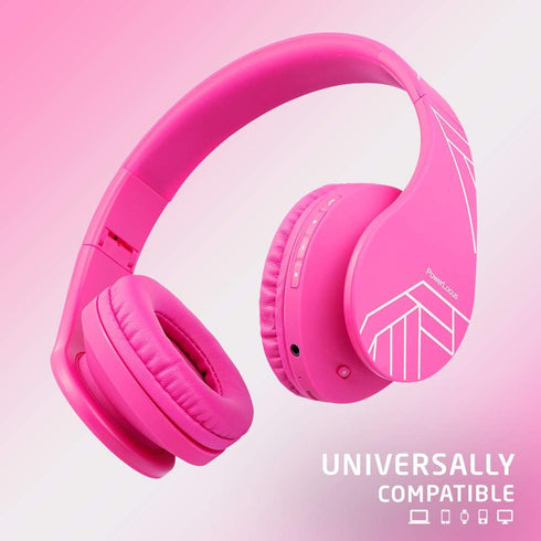 PowerLocus Kids Headphones, Bluetooth Wireless Over-Ear Headphones with Microphone, Safe 85DB Volume Limited