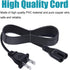 Saireed 8ft HT-S40R S100F HT-S100F HT-G700 2 C7 Power Cord Replacement for Sony Soundbar Prong IEC AC Power Cord Cable