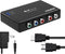 Portta Component to HDMI Converter with HDMI Cable, RGB to HDMI Adapter for PS2, PS3, Xbox 360