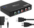 Portta Component to HDMI Converter with HDMI Cable, RGB to HDMI Adapter for PS2, PS3, Xbox 360