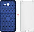 Asuwish Phone Case for Samsung Galaxy J7 Prime 2017 with Tempered Glass Screen Protector, Blue