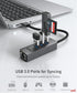 uni USB to Ethernet Adapter, USB 3.0 Hub with 100/1000 Mbps RJ45 Ethernet, 4-in-1 USB-A to LAN Network Adapter