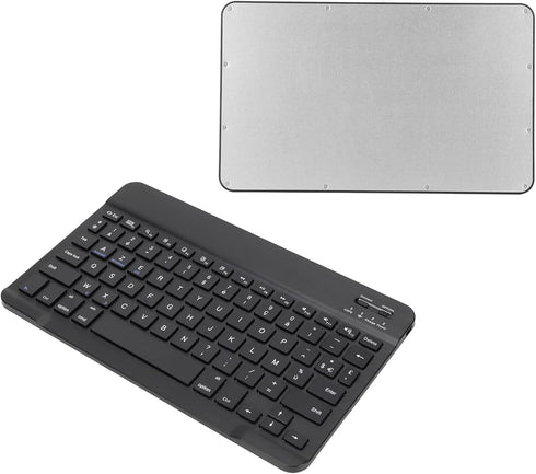 Sanpyl Keyboard - 10in Ultra Thin Bluetooth French AZERT Keyboard, Scissor Slim Waterproof for Tablet Phone Computer