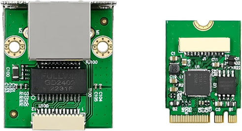 UEEGO M.2 2.5G I226V, 100/1000/2500 RJ45 20cm, (M.2 A+E Key to Ethernet Adapter - NIC with Intel Mbps Stable Connection