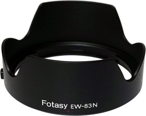 RF 24-105mm F4L Lens Hood - EW 83N Petal Bayonet Mount Shade, Reversible Non-Glare Finish for Canon Lens