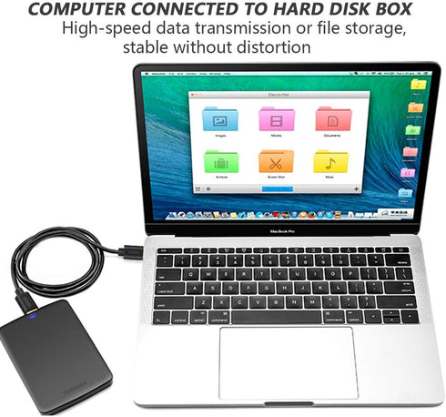 Tan QY USB 3.0 A to A Male Cable, 6Ft Double End USB Cord for Hard Drive Enclosures, DVD Player, Laptop