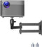 suptek Universal Foldable Projector Wall Mount - Adjustable Bracket for Projectors, Compatible with