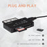 Wansurs 6 1 Pro/M2 Win7,8,10,11 Micro SD Card Reader, in Memory Card Reader for SD/Micro SD/CF/XD/MS Card, Compatible