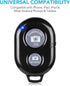 2 Pack Wireless Camera Remote Control - Wireless Remote for iPhone & Android Phones iPad iPod Tablet, Clicker for Photos & Videos - Pink & Purple