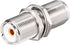 Superbat SO239 UHF Bulkhead Connector, Female to Female, 2pcs Adapter