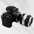 Lens Mount Adapter for Manual Focus, Compatible with Nikon F Lens to Sony E (NEX) Camera Body
