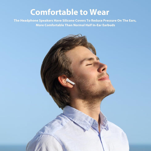 Wireless Earbuds for Samsung S24 Ultra S23 Fe S22+ S21, 5.3 Bluetooth Noise Cancelling Ear Buds with Mic