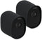 kwmobile 2X Silicone Skin Compatible with Arlo Essential Spotlight Security Camera Cover - Black