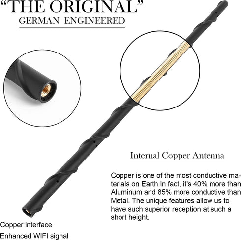BASIKER 16 Inch 1995-2026, Antenna for Toyota Tundra Tacoma FJ Cruiser Antenna Replacement Car Truck Toyota Tundra
