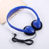 12 Pack Set 3.5mm 12 Pack) Classroom Headphones Bulk Class for School Students Kids and Adult -Sturdy Wired Plug (Blue