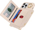 for iPhone 14 Pro Case with Card Holder and Strap, Zipper Pocket, Crossbody Lanyard Strap, Cute Phone Wallet Case