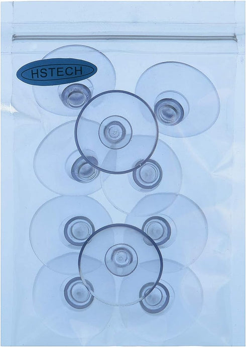 HSTECH 10 Pcs Radar Detectors Suction Cups for Clear Cobra Escort and Beltronics Radar Detector Mount