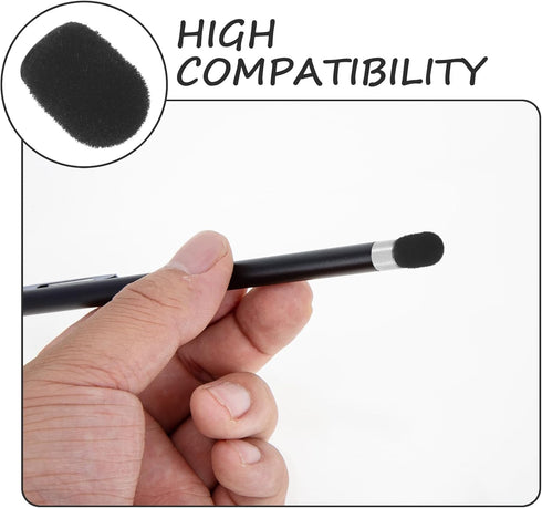 Veemoon 5pcs Conductive Touch Screen Stylus Tips, Capacitive Silicone Rubber Pen Nibs for Touch Screens Handwriting