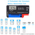 3PCS Digital LCD Battery Tester Checker Universal Battery Tester Monitor for AA AAA 1.5V 3.7V 1.2~4.8V 9V Batteries,Household Battery Life Level Testers Power Meter