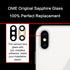 ASDAWN Back Rear Camera Lens Glass Replacement for iPhone Xs Max and Xs, with Adhesive + Repair Tool Kit