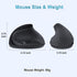 SUNGI 2.4GHz Ergonomic Wireless Mouse,Vertical Mouse Optical Mice with Adjustable DPI for Carpal Tunnel Right