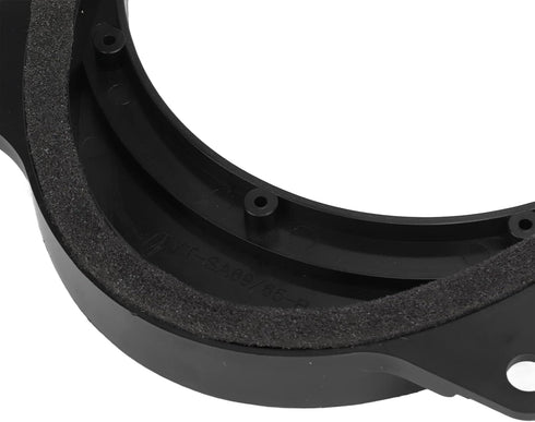 1/2 Car Speaker Adapter - 2pcs 6X9 Car Speakers, 6.5inch Black Speaker Adapter Bracket Ring with 2 Wire Harness