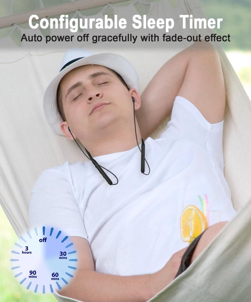 HomeSpot Lightweight Wireless Neckband SleepBuds, Superior Audio Quality, 28-Hour Battery Life JY110-S1