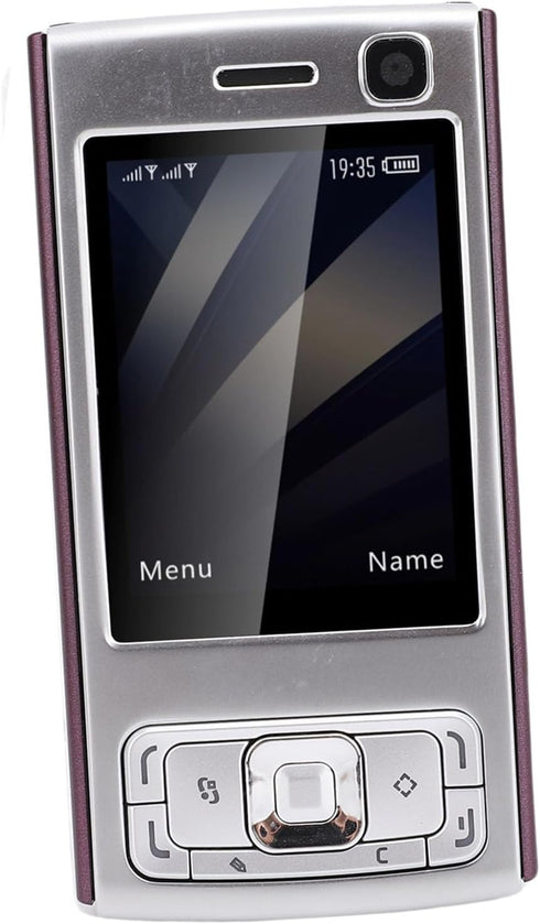 2G 2.0 Inch 1000mAh MP3 MP4 GOWENIC Unlocked Slider Phone, GSM Mobile Phone Screen Battery Dual SIM Player with Loud