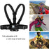 Sametop Chest Mount Strap Harness for GoPro Hero 13, 12, 11, 10, 9, 8, 7, 6, 5, 4, 3+, 3, 2, 1, Max, AKASO, DJI Osmo